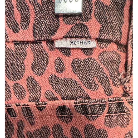 MOTHER Denim High Waisted Looker Ankle Fray Animal Attraction Size 29 - Picture 4 of 7